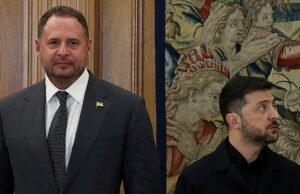 Jermak ukrán elnöki tanácsadó újabb csapást mért Zelenszkij kormányára