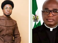 A katolikus pap szidalmazza Alia kormányzót, és Jimet azzal vádolja, hogy elárulta Benue szenvedését