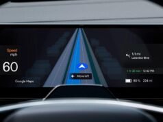 A Google Térkép élő sávos útmutatást ad a Polestar 4-hez