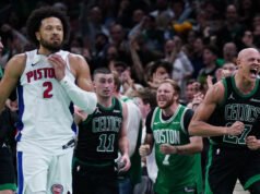 A Celtics megelőzi a Pistonst, és megszakítja a 13 meccses győzelmi sorozatot