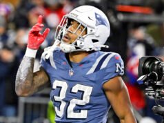 Az „Utolsó két rohanó TD újonc az NFL csapatától” kvíz