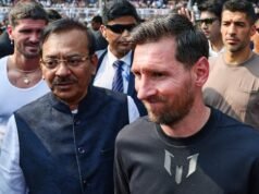 A szervezőt letartóztatták, miután Lionel Messi indiai látogatása során a szurkolók üléseket téptek fel és tárgyakat dobáltak
