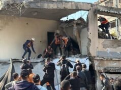 Megsérült házak dőltek össze Gázában, családok romok alá szorulva a téli viharban