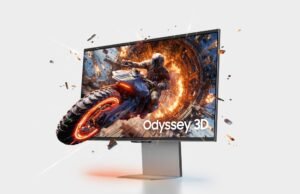 A Samsung legújabb Odyssey játékmonitora 32 hüvelykes 6K-s képernyővel rendelkezik, szemüveg nélküli 3D-vel