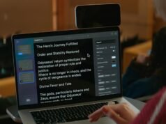 A nagyító használata MacBookon a távoli szövegek nagyításához