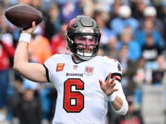 Mayfield szörnyű INT-t dob, mivel a Bucs döntő meccset veszít a Panthers ellen