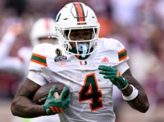 A Miami RB Mark Fletcher Jr. döntést hoz az NFL draftról