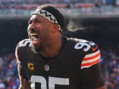 Myles Garrett figyelmeztetést küld Aaron Rodgersnek a meccsük előtt