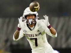A Texas A&M WR KC Concepcion döntést hoz az NFL-tervezetről