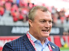 A 49ers GM-je, John Lynch a Seahawks hatalmas játékát követően élő TV-ben ballisztikusan játszott